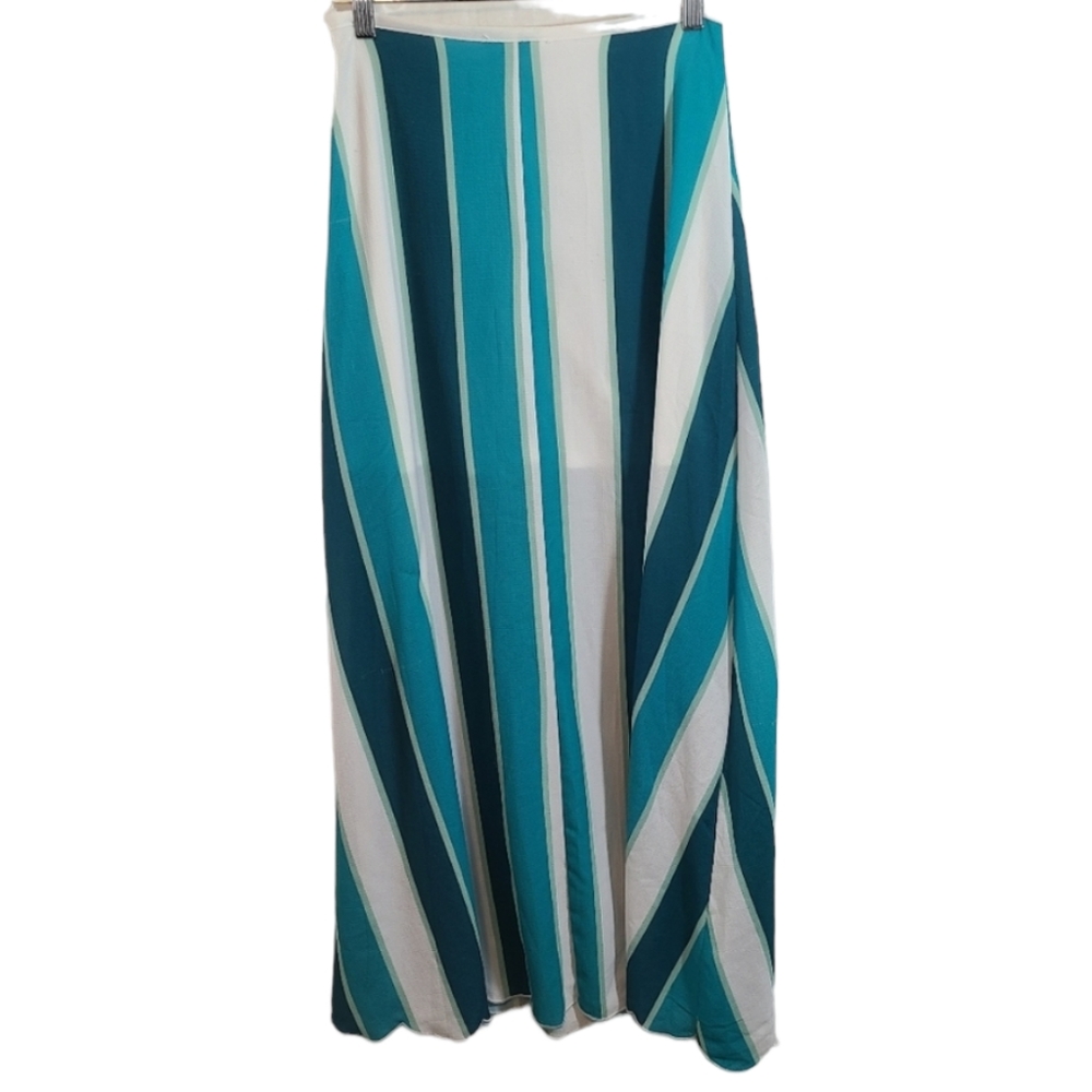 Latiste By Amy Women's Striped Boho Maxi Skirt